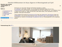 Tablet Screenshot of haus-algarve.de